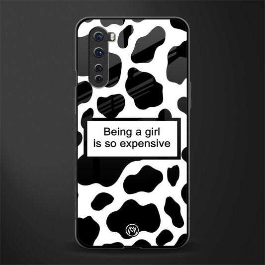 expensive girl glass case for oneplus nord ac2001 image