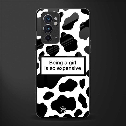 expensive girl glass case for oneplus 9rt image