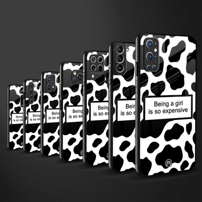 expensive girl back phone cover | glass case for samsung galaxy a14 5g
