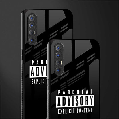 explicit content glass case for oppo reno 3 pro image-2