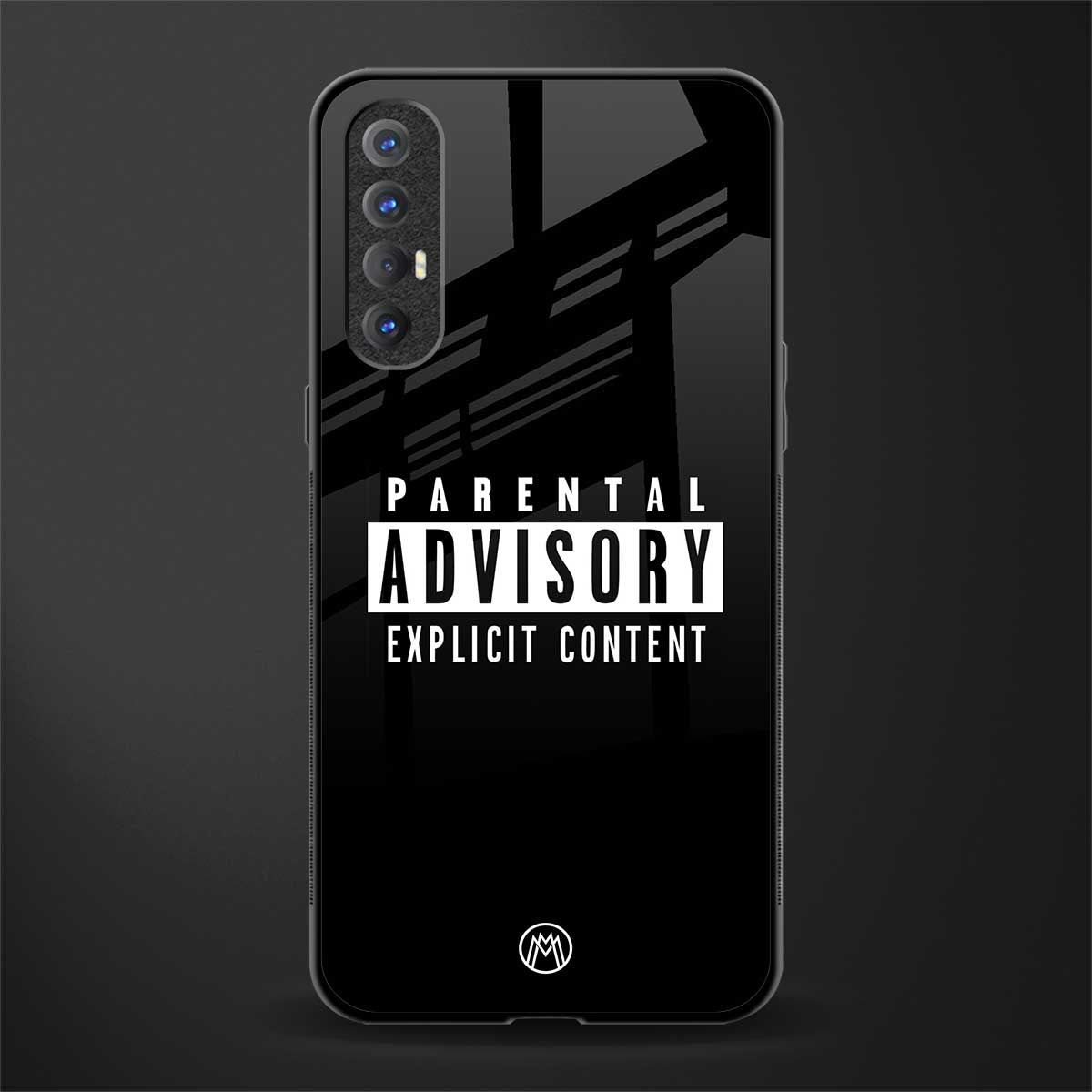 explicit content glass case for oppo reno 3 pro image