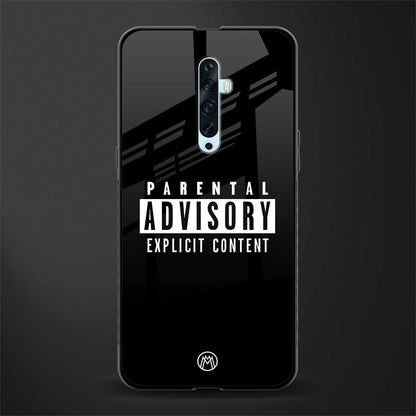 explicit content glass case for oppo reno 2f image