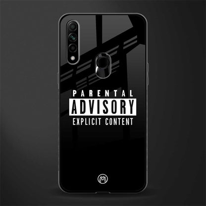 explicit content glass case for oppo a31 image