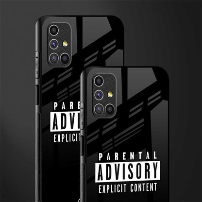 explicit content glass case for samsung galaxy m31s image-2