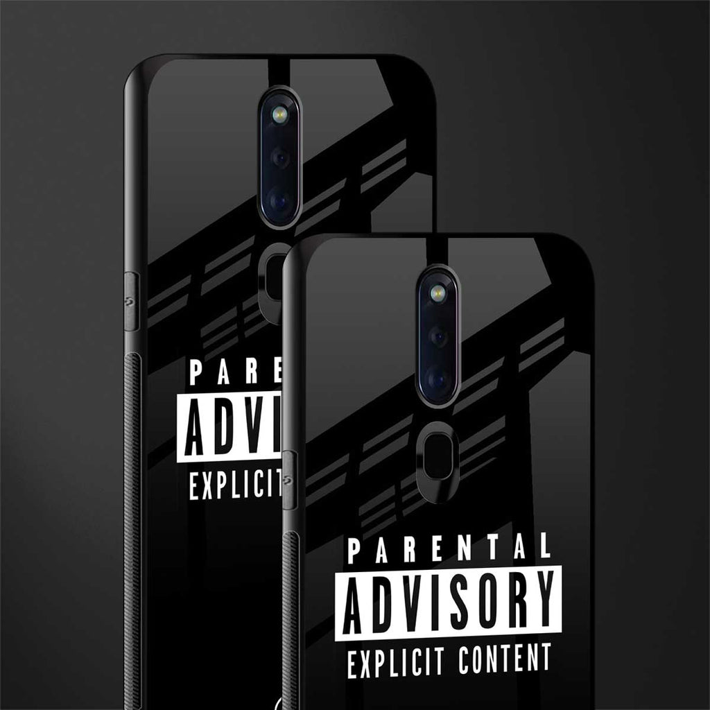 explicit content glass case for oppo f11 pro image-2