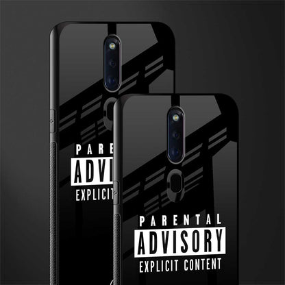 explicit content glass case for oppo f11 pro image-2