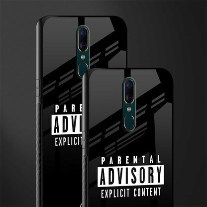 explicit content glass case for oppo a9 image-2