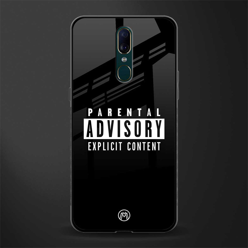 explicit content glass case for oppo a9 image