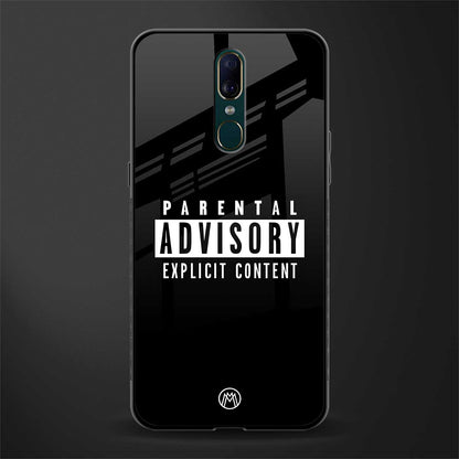 explicit content glass case for oppo a9 image