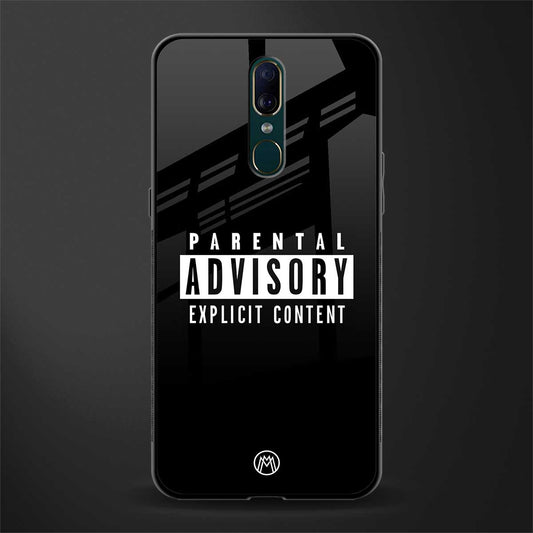explicit content glass case for oppo a9 image