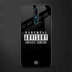 explicit content glass case for oppo f11 image