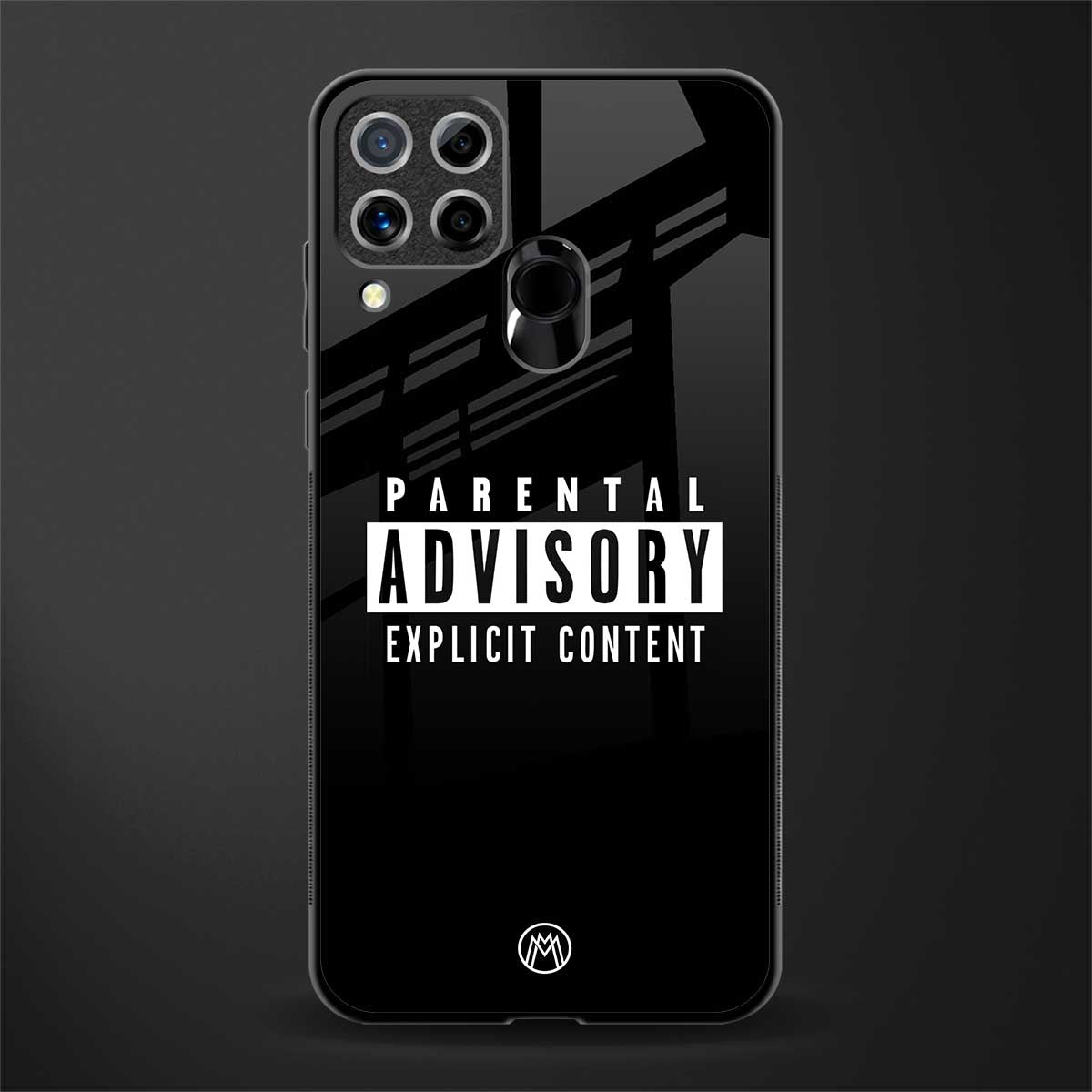 explicit content glass case for realme c15 image