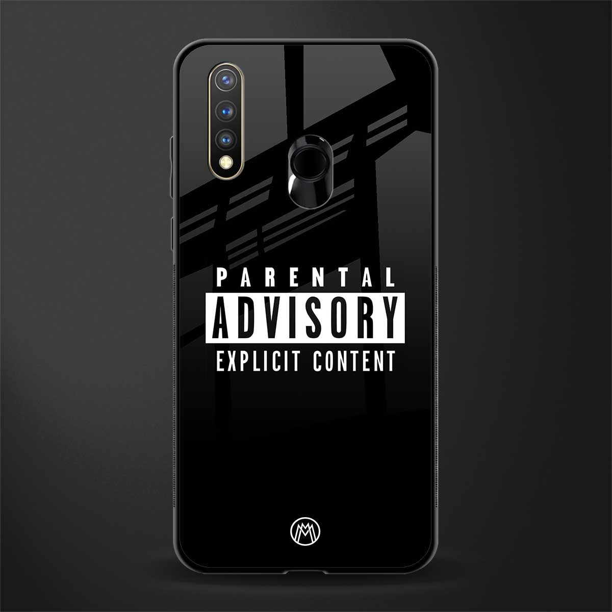 explicit content glass case for vivo u20 image