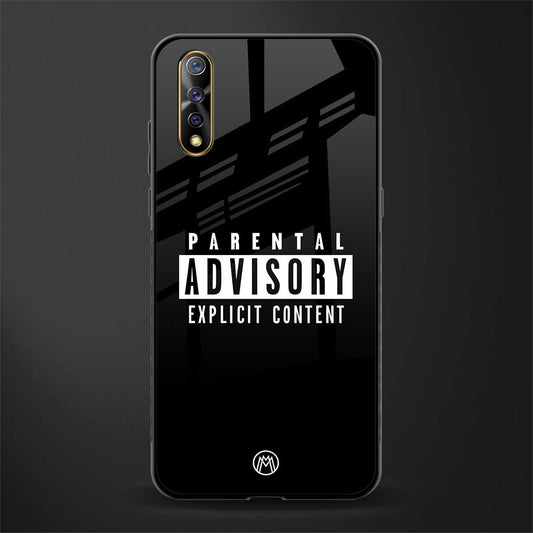 explicit content glass case for vivo s1 image