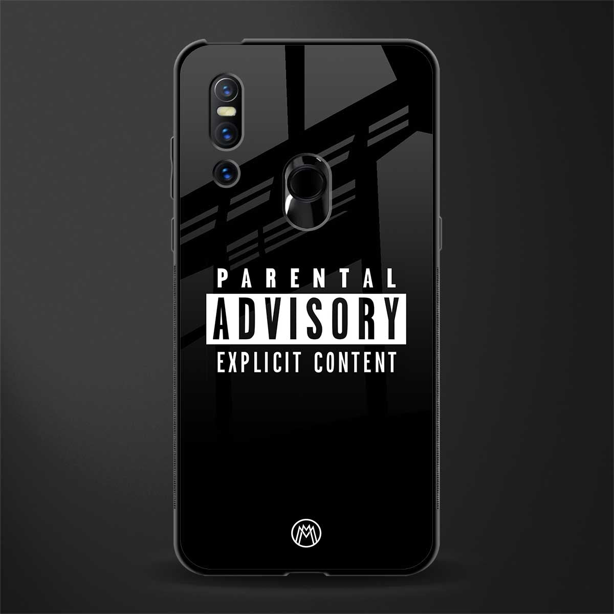 explicit content glass case for vivo v15 image