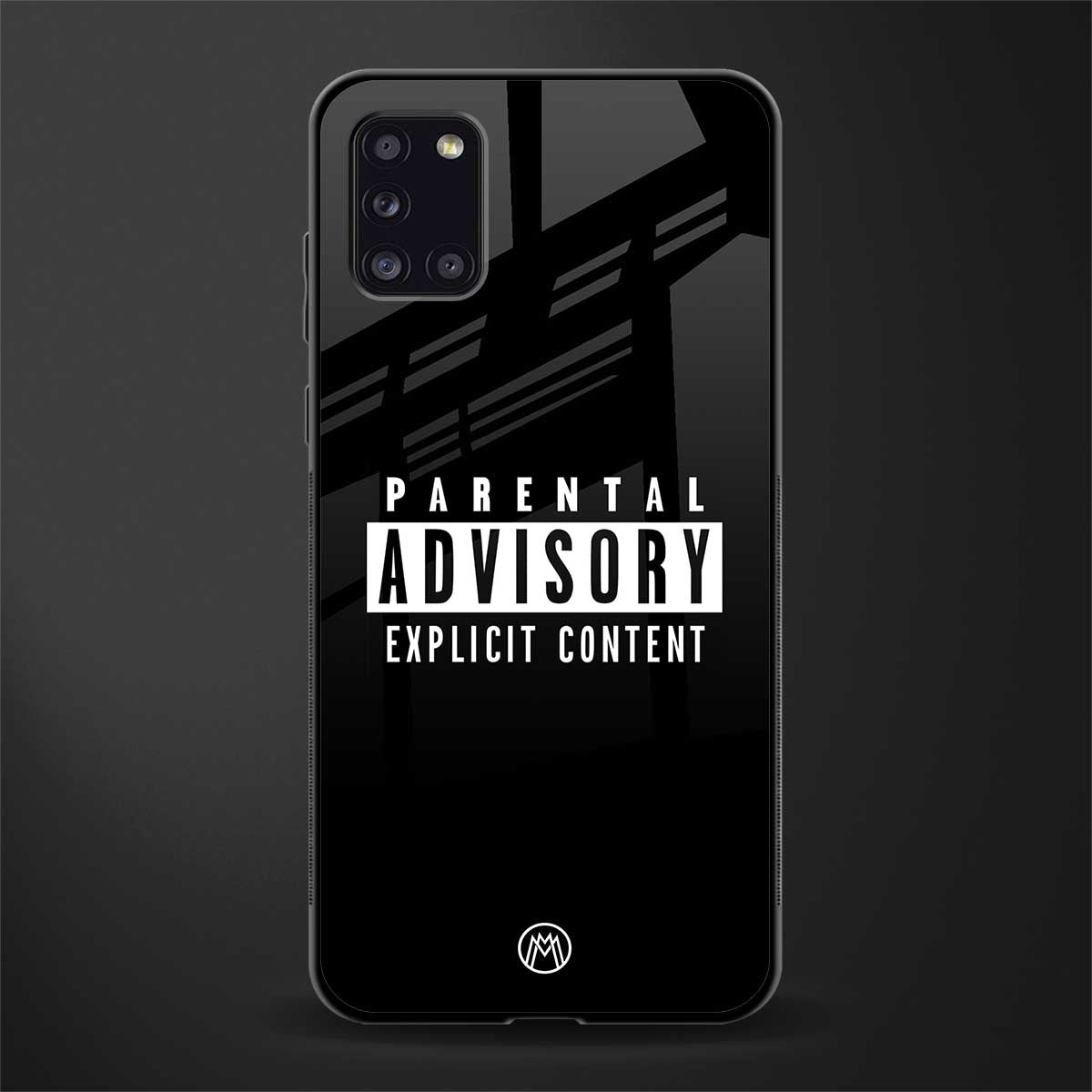 explicit content glass case for samsung galaxy a31 image