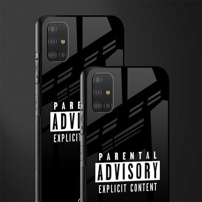 explicit content glass case for samsung galaxy a51 image-2