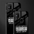 explicit content glass case for samsung galaxy m31 prime edition image-2