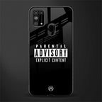 explicit content glass case for samsung galaxy m31 image
