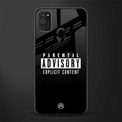 explicit content glass case for samsung galaxy m21 image