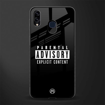 explicit content glass case for samsung galaxy a20 image