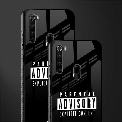 explicit content glass case for redmi note 8 image-2