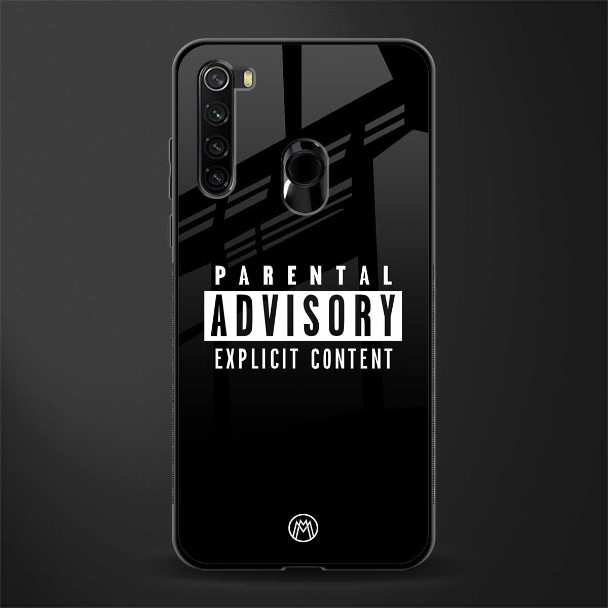 explicit content glass case for redmi note 8 image