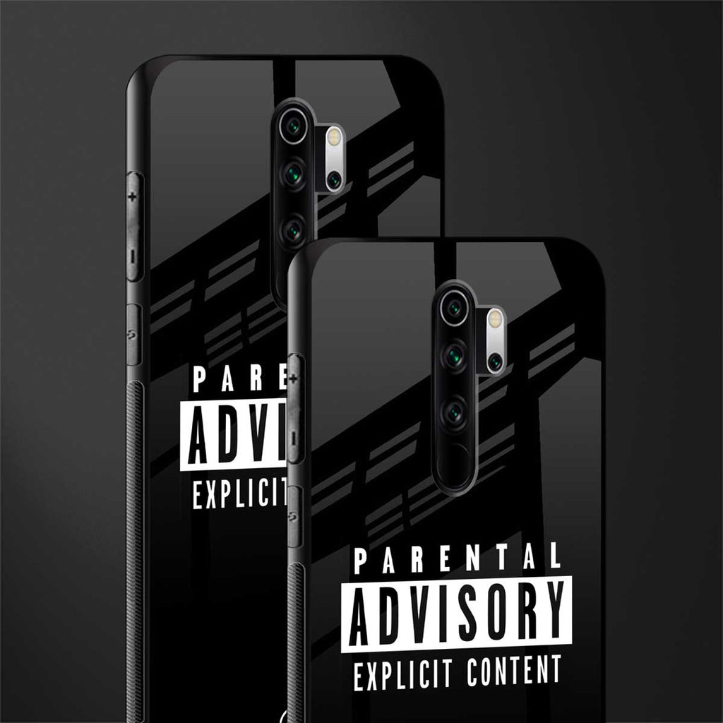 explicit content glass case for redmi note 8 pro image-2