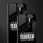 explicit content glass case for redmi note 8 pro image-2