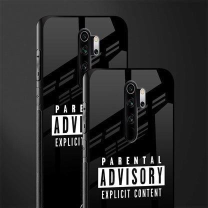 explicit content glass case for redmi note 8 pro image-2