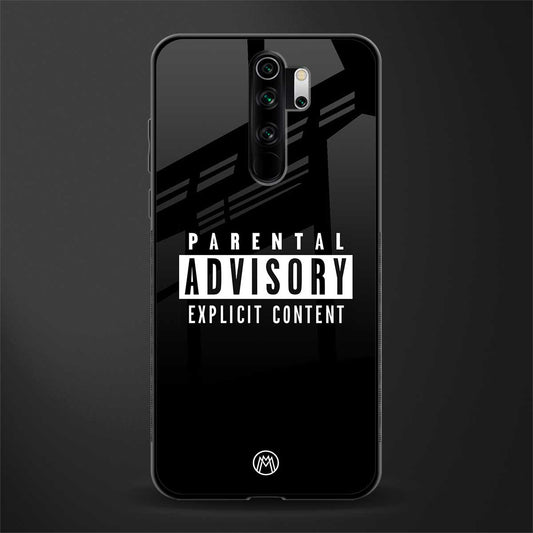 explicit content glass case for redmi note 8 pro image