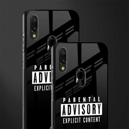 explicit content glass case for redmi note 7 image-2