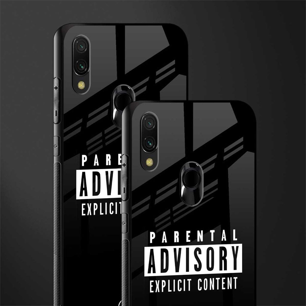 explicit content glass case for redmi 7redmi y3 image-2