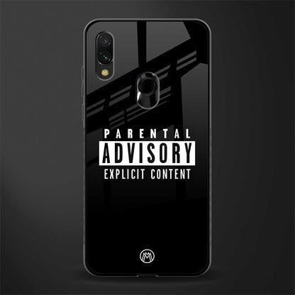 explicit content glass case for redmi note 7 image