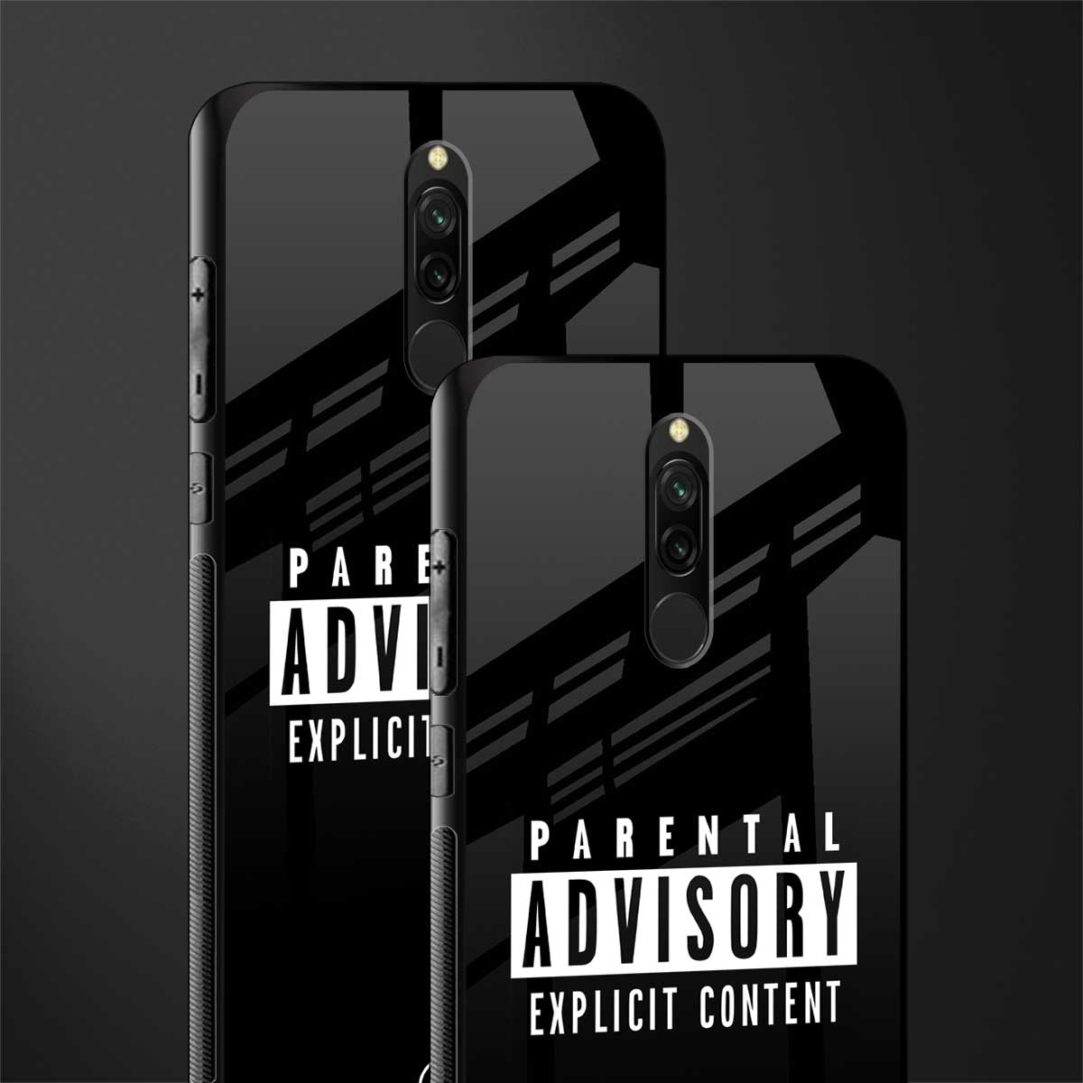 explicit content glass case for redmi 8 image-2