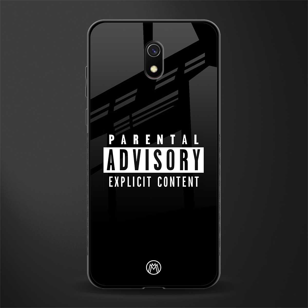 explicit content glass case for redmi 8a image