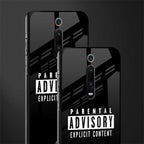explicit content glass case for redmi k20 pro image-2