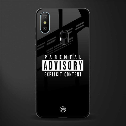 explicit content glass case for redmi 6 pro image