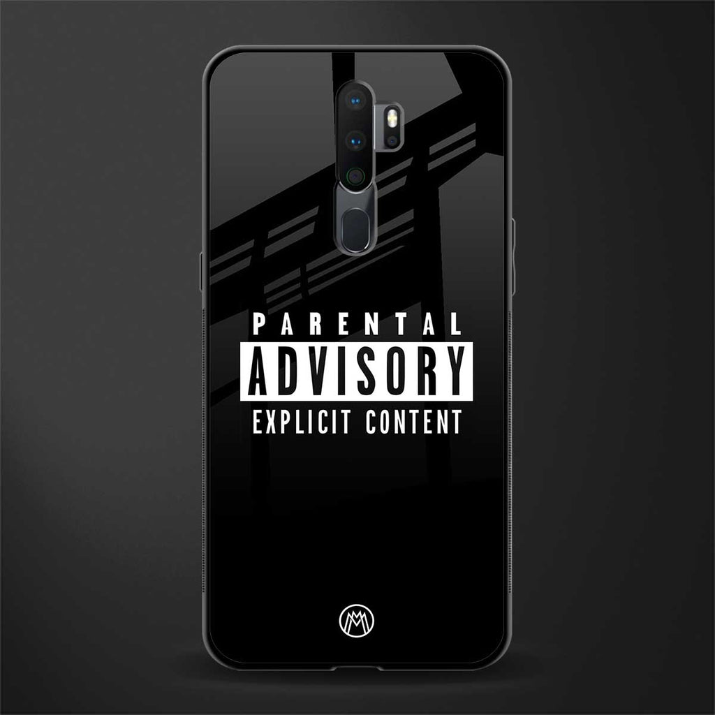 explicit content glass case for oppo a9 2020 image