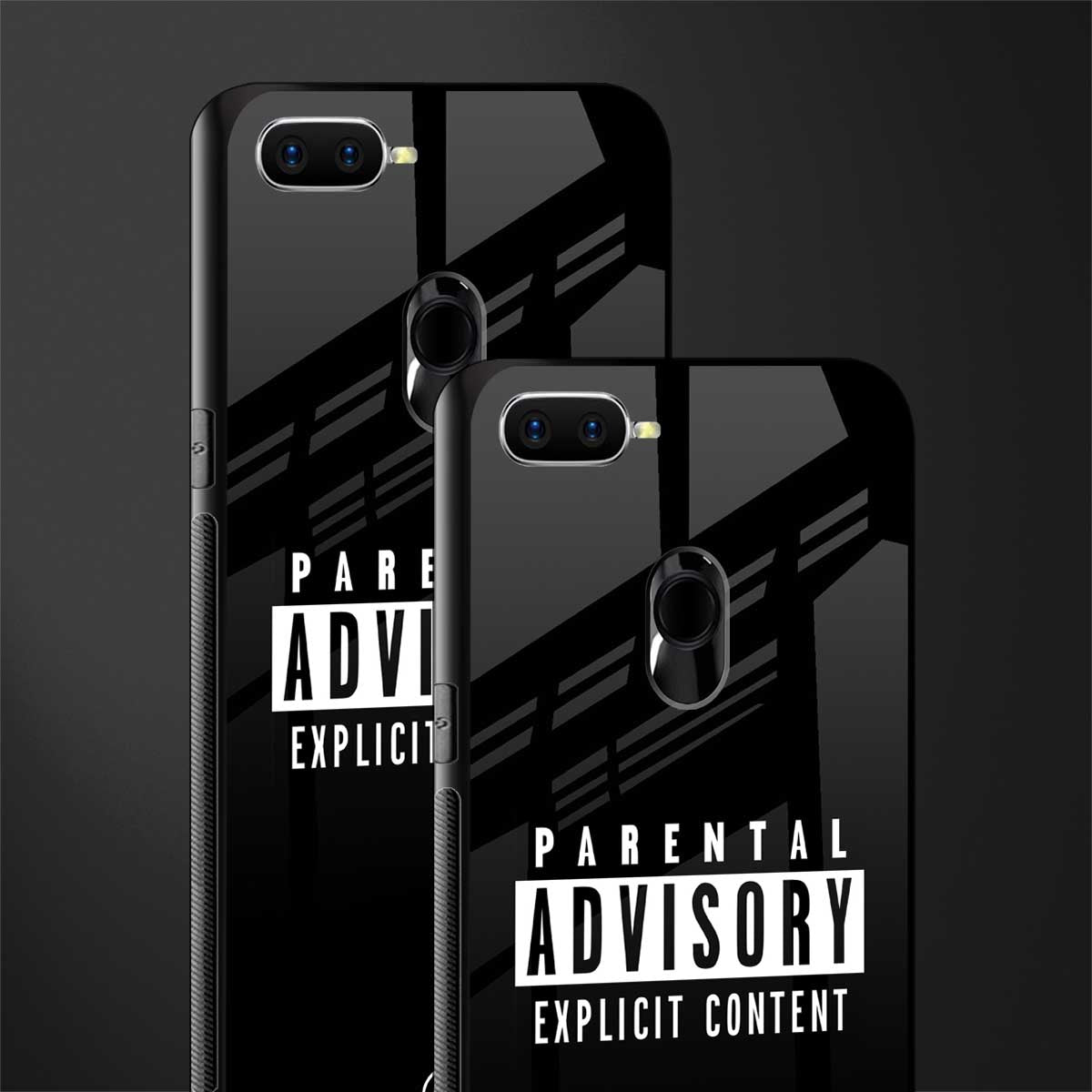 explicit content glass case for oppo a7 image-2