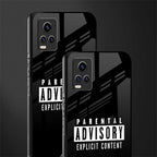 explicit content back phone cover | glass case for vivo y73
