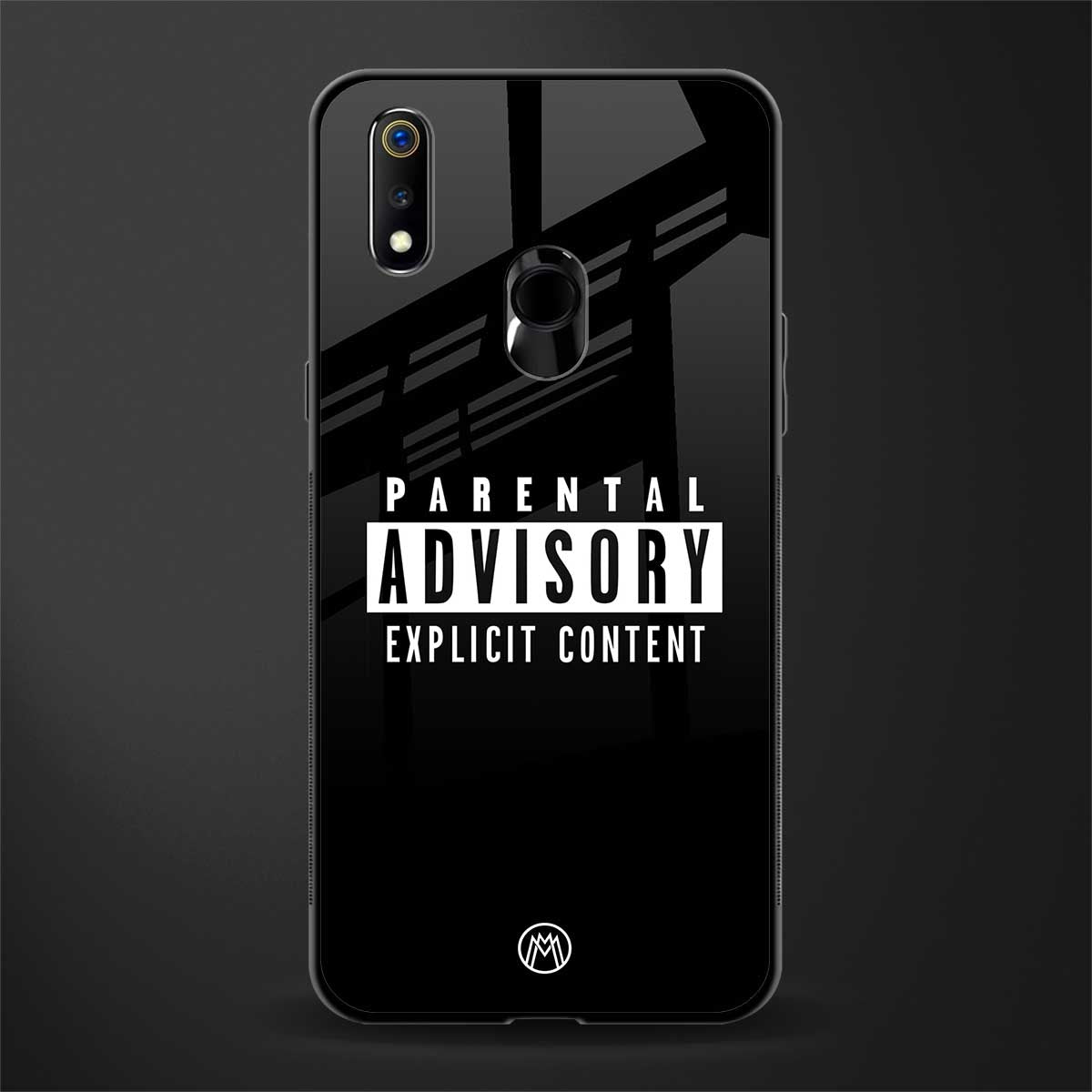 explicit content glass case for realme 3 image