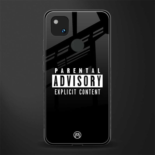 explicit content back phone cover | glass case for google pixel 4a 4g