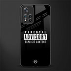 explicit content glass case for xiaomi 11i 5g image