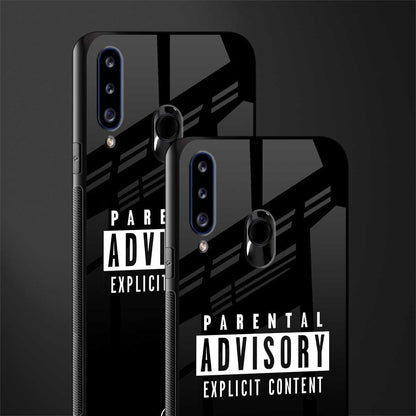 explicit content glass case for samsung galaxy a20s image-2