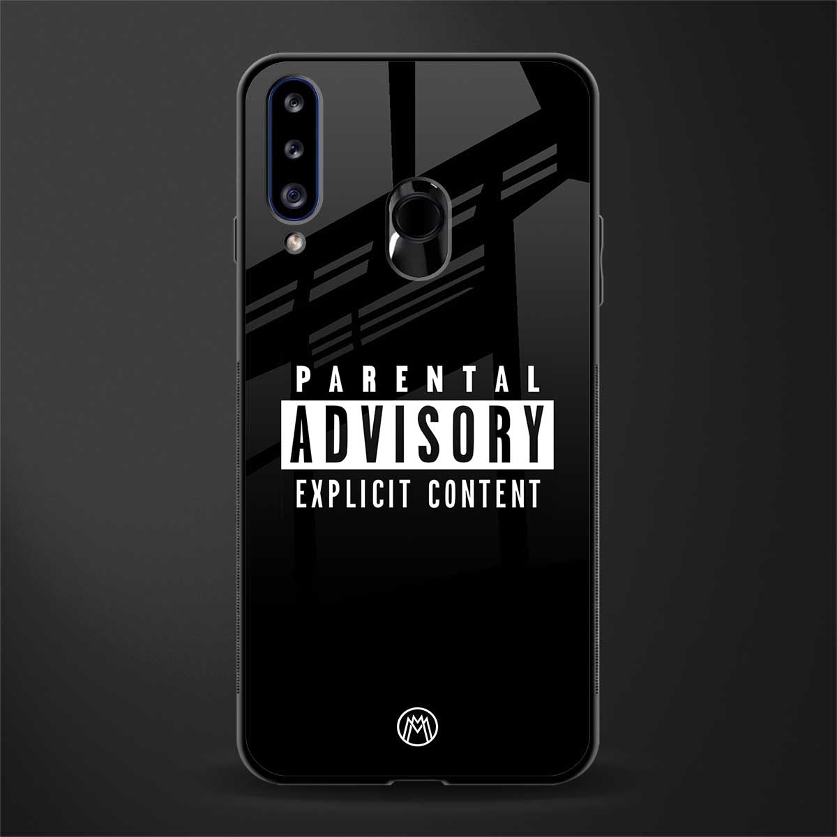 explicit content glass case for samsung galaxy a20s image