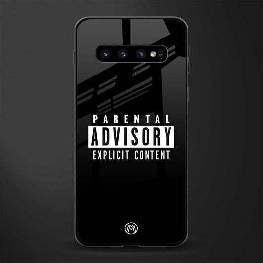 explicit content glass case for samsung galaxy s10 image