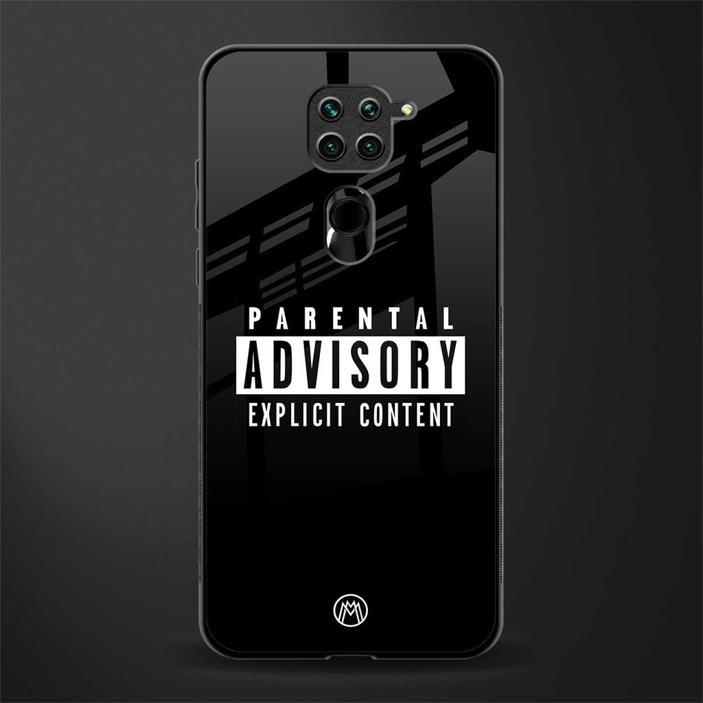 explicit content glass case for redmi note 9 image