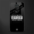 explicit content glass case for redmi note 9 image