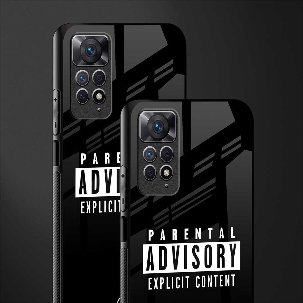 explicit content glass case for redmi note 11 image-2